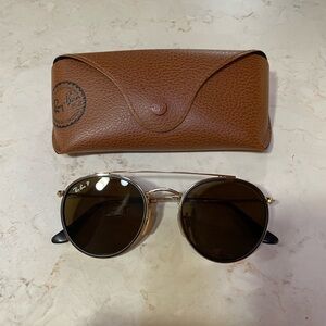 Round double bridge Ray-Ban glasses